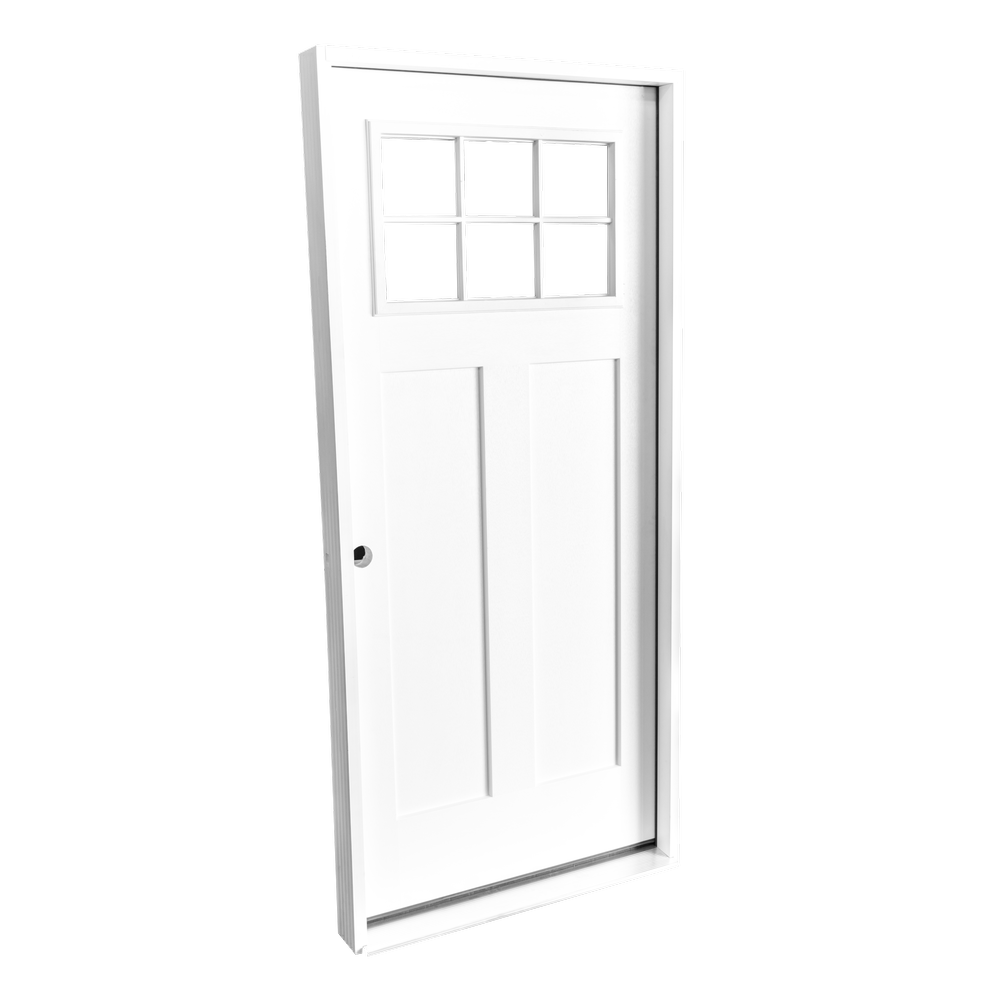 Craftsman 6-Lite Pre-Hung Door — MIDCO Building Products